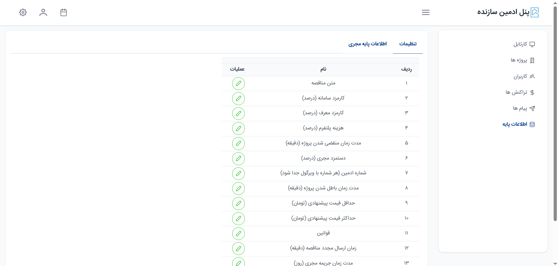 نرم افزار مناقصه